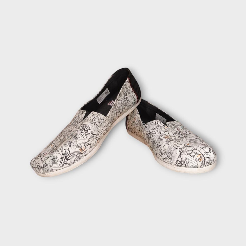 Women TOMS x MARVEL Alpargata Cloudbound Slip On Shoe Concept Art Print Size 9.5